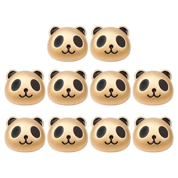10 Kos Panda Glavo Oprema DIY Blago, Preboji Nakit, zaradi Česar Ugotovitev, Ogrlico, Obesek, Ohlapno Obliko Kroglice Obrti