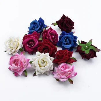 100 kosov na Debelo poceni vrtnice poroko dekorativne rože stensko dekoracijo doma dodatki, Umetno cvetje skp darila polje