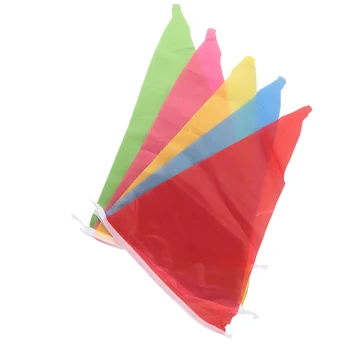 100M Pisanih Trikotnik 150 Zastav Bunting Banner Zastavico Festival Multi Color Zastavico Transparenti Niz Zastave Za Zunanjo Dekor