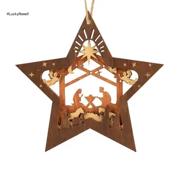 11UA Božični Okrasek, Star Božično Drevo Obesek Visi Doma Praznično Dekoracijo Obesek Star Obliko