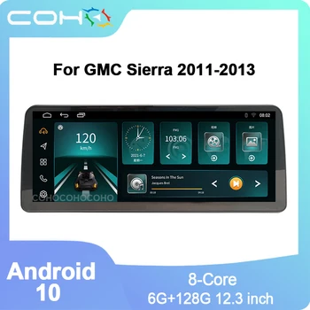 12.3 PALČNI COHO Za GMC Sierra 2011-2013 Chevrolet Plaz Android 10 4G avtoradio, Predvajalnik Navigacija GPS 8Core Radio Večpredstavnostnih