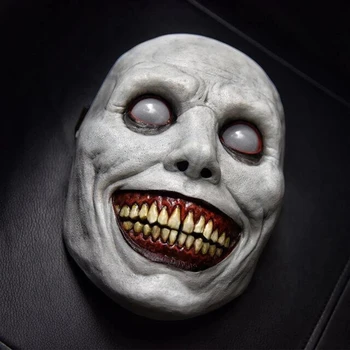 2023 Grozljive Maske, Cosplay Nasmejan Demon Strašno Latex Maske Full Face Čelado Halloween Kostume Zlo Stranka Maske Masque Dodatki