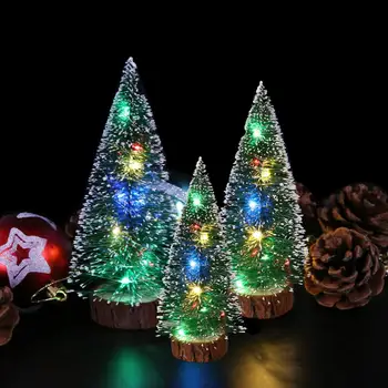 2023 Novo DIY Božično Drevo Mini Božično Drevo Nastavite 15/20/25 cm Namizni Doma Odlikovanja