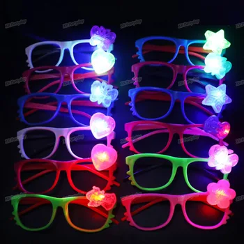 24pcs LED Svetlobna Očala Ples Stranka Otrok, Odraslih Dekoracijo Dekleta, Fantje, Rojstni dan, Poroko, Božič Karneval