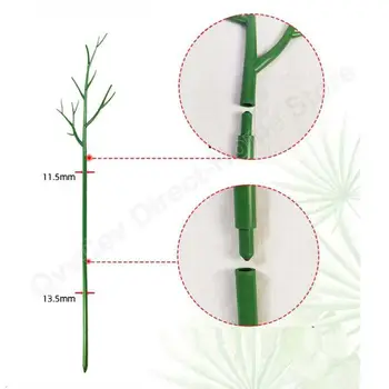 4s100cm plastičnih Zeleno vejo Rastlin Plezanje drevo, cvet stojalo držalo za Palico Oblikovan DIY Modeliranje diy Vrtnarjenje Steber n