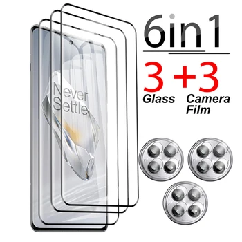 6in1 Za OnePlus 12 2023 Anti-scratch Kaljeno Steklo OnePlus12 20 D 3D Ukrivljen zaslon patron 6.82 palca Objektiv Screen Protector