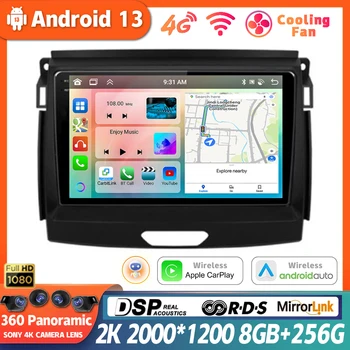 Android 13 Za Ford Ranger 2015 2016 2017 2018 2019 2020 Avto Radio Multimedijski Predvajalnik, GPS, Vodja Enote 360 Fotoaparata Navigacije WIFI 4G