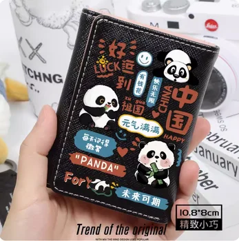 Anime Panda Fashion Torbica PU Torbici Kartico Kovanec Hasp Vreča Denarja Cosplay Darilo B018