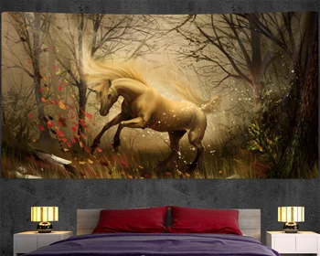 beibehang po Meri de papel parede sodobnem new spalnica, dnevna soba dekoracijo slikarstvo samorog živali konj ozadju