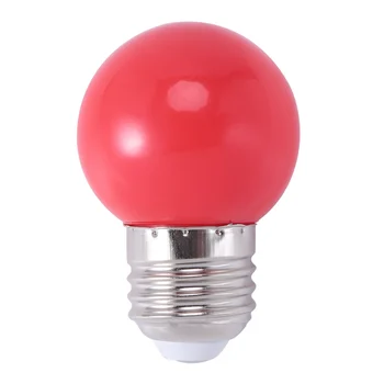E27 LED Svetloba Toplo Rdeče Žarnice Plastične Žarnica (0,5 W Moči, Rdeča)