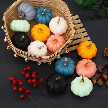 Halloween Simulacije Multicolor Bučna Zlata, Oranžna, Bela Umetna Zahvalni Dan Pumpkin Halloween Stranka Dekor Za Dom, Obrt