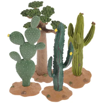 Kaktus Moss Dekor za Spalnico Krajine Zaprtih Ponaredek Simulirani Adornments Plastičnih Majhne Umetne Dekorativne