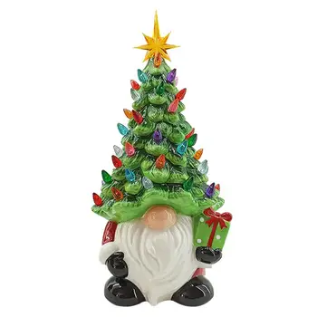 Keramični Gnome Božično Drevo Božično Drevo Luči Brezosebna Rudolph Lutka Okraski Rudolph Božični Okraski Srčkan Božič