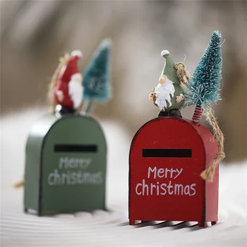 Kovinskih Božični Predal Sam Opp Šarmanten Dizajn Lep Božični Vzorci Modi Pogosto Uporablja Božični Okraski