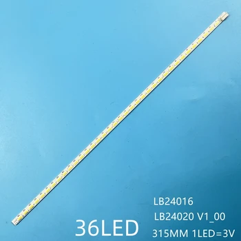 LED Osvetlitev ozadja trakovi 36 lučka za 24 palca BenQ gl2450 gl2460 s24d300 S24B750VS T24c310LB LB24020 V1_00 LB24016 24lb016 Acer V246HL