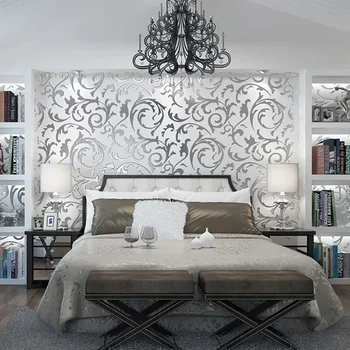Non, tkane 3D Ozadje Evropske kavljem cvet v ozadju stene spalnice, dnevna soba hotel ozadje stene papirjev doma dekor U61