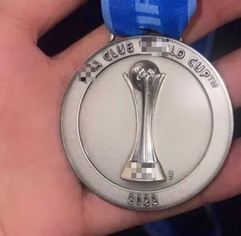 nov slog 2022 svetu srebrno medaljo zmagovalec klub Prvak Medalj, Kovinskih Medaljo Na Copa America Prvakov Fan Spominkov
