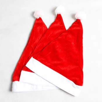 Novi Božični Klobuk Domov Plišastih Božične Kape Božič Santa Fancy Kostum Za Santa Claus Večer Tipko Darilo