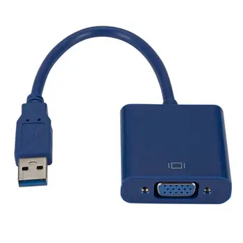 Pretvornik Grafična Kartica Pretvornik Kabel USB 3.0 za VGA Video Kabel Video Pretvornik USB na VGA Adapter VGA Zunanji