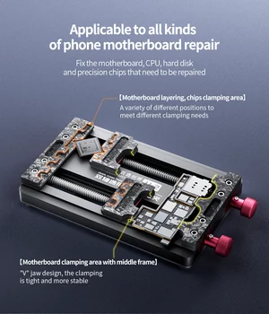 QIANLI Dual-osi univerzalni mobilni telefon vzdrževanje stalnica, Motherboard/čip/obraz matrika vzdrževanje univerzalno objemko