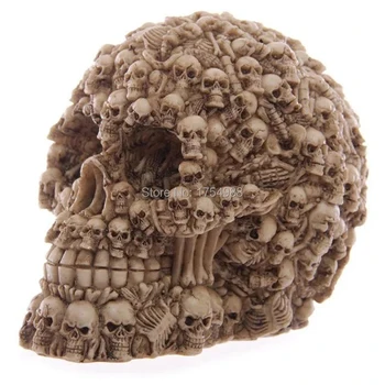 Smole skull glave grozno Resničnem življenju pobeg sobi prop halloween dogodek okraski stranka dobave