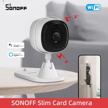 SONOFF WiFi Smart Security Kamere CAM Slim 1080P HD Gibanja, Alarm, dvosmerni Audio Scene Povezava Preko EWeLink APP Alexa googlova Domača stran