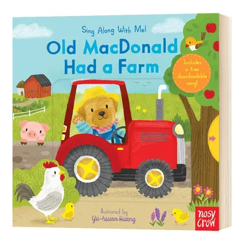 Stari MacDonald Imel Kmetije Pojejo Skupaj z Me, Baby otroških knjig, starih 1 2 3, angleška slikanica, 9781536212181