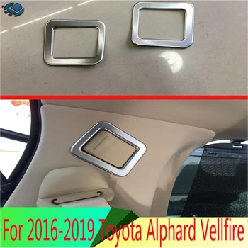 Za 2016-2019 Toyota Alphard Vellfire AH30 Avto Dodatki Abs Chrome Trim Za varnostni Pas Okvir, V Zadnje Polje