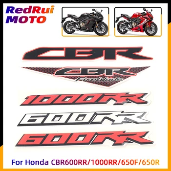 Za Honda CBR600RR CBR650R CBR650F CBR1000RR Motocikel Tank Pad 3D Nepremočljiva Nalepke Nalepke Zaščitnik Oklep Emblem Značko Logotip