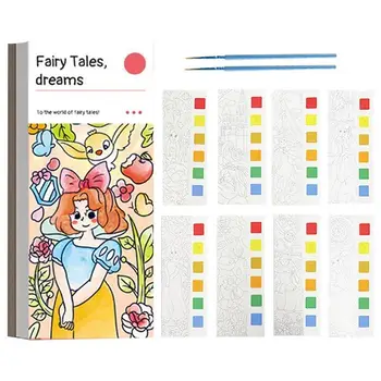 Žep Akvarel Slika Knjiga Malčka Slikarstvo Nastavite S Pen Mini, Barvanje Knjige Za Otroke Malčka Slikarstvo Nastavite Otroci Barve