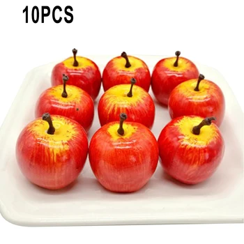 10pcs/paket Mini Simulacije Super Majhna Jabolka Pene, Plastike Gospodinjski Dnevna Soba Stranka Namizno Dekoracijo