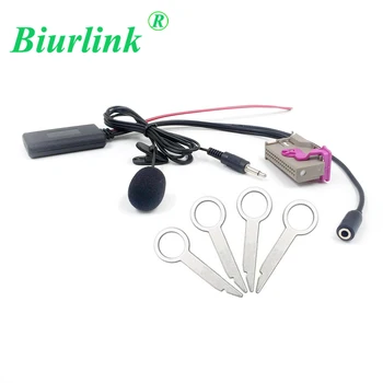 Biurlink CD Odstranitev Tipke & RNSE 32Pin Brezžična tehnologija Bluetooth za prostoročno telefoniranje, Mikrofon, Audio MP3 AUX V vmesnik Za Audi A3, A4, A6 A8 TT