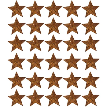 Božično Drevo Kovinski Zvezde Zarjaveli Pentagram Majhen, Star Skedenj Miniature Okraski Državi Zarjaveli Skedenj Star Party Supplies