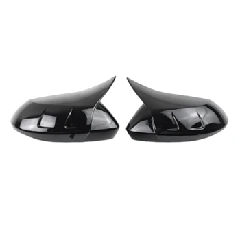 Gloss Black OX Rog Stranska Vrata Rearview Mirror Kritje Trim Skp Deli Za Toyota Corolla 2019-2023