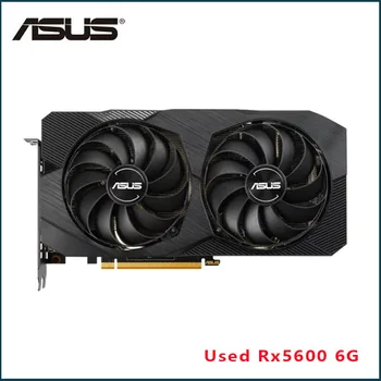 Uporablja ASUS Grafične Kartice AMD RX 5600 XT 6GB GDDR6 Rudarstvo GPU Video Kartice, 192Bit Računalnik RX5600XT